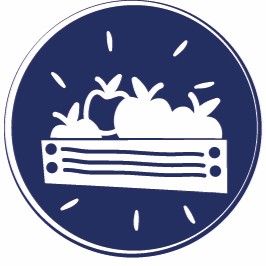 Icône de panier de fruits
